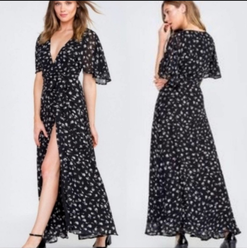Wildfox Floral Maxi Dress S/M